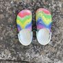 Rainbow crocs size four Image 4
