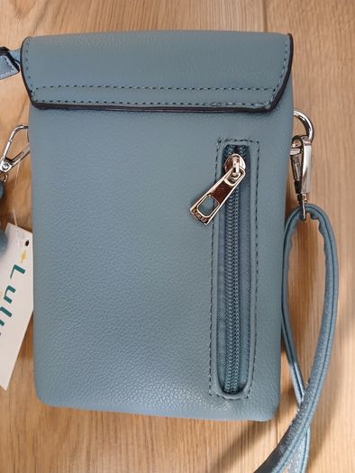 Small duck egg blue crossbody bag, new with tags