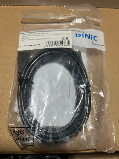 Electric guitar cable accessories USB micro cable 2 m