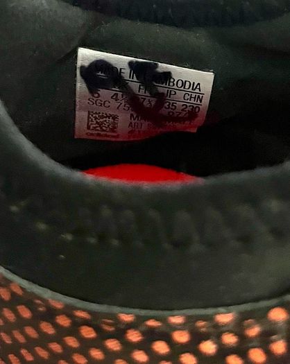 adidas football boots X techfit black and red youth