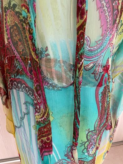 Derhy Paisley Print Kaftan Dress