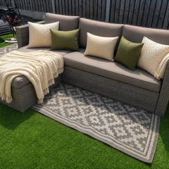 Ratan garden sofa