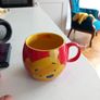 Winnie  the Pooh cup tea/ coffee/kids toy  Collectable mug Disney Red yellow Image 2
