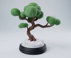 Bonsai Tree Lampshade Elegant Decorative Light