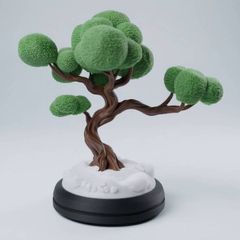 Bonsai Tree Lampshade Elegant Decorative Light