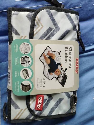 Nuby baby changing mat 2 in 1 - never used