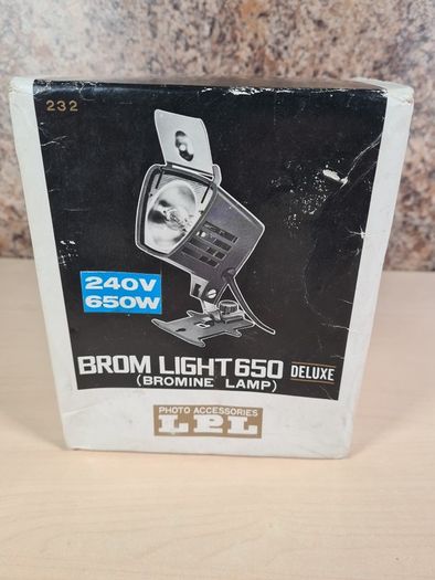Vintage BROM LIGHT 650 DELUXE bromine lamp