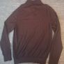 Reiss Men's XL 1/4 Zip Sweater Jumper Brown 100% Extra Fine Merino Wool Image 5