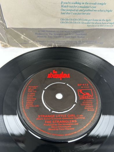 The Stranglers Strange Little Girl 7 inch UK PROMO
