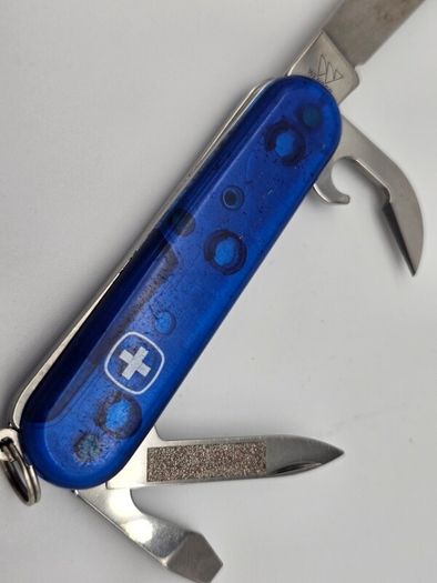Vintage Wenger Apprentice Retired Model 85mm Swiss Army Knife Swiss Advertising sak