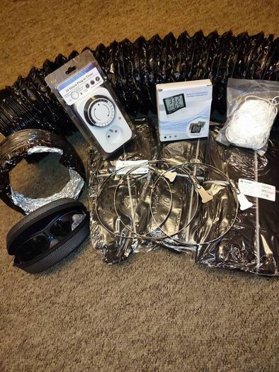 Mars Hydro 150mm Inline Fan & Carbon Filter Combo + Speed Controller (Full Kit)
