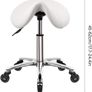 Hydraulic Saddle Salon Stool  Adjustable Height Image 3