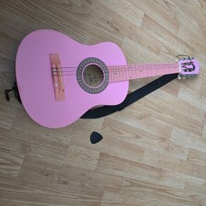 Rockstar Junior Guitar Classical Pink 75cm