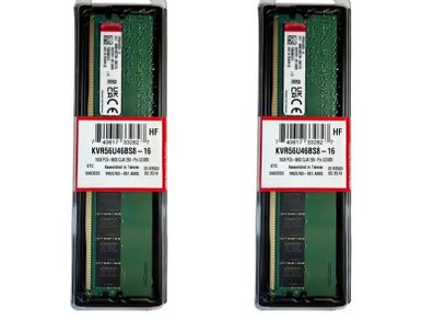 Kingston 32GB (2 x 16GB) 5600MHz DDR5 Desktop Memory