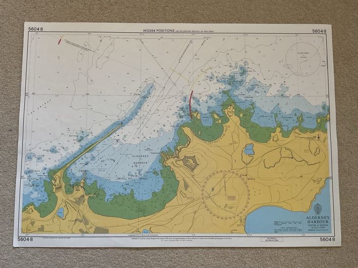 Admiralty Charts for Channel Islands