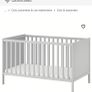 Grey IKEA Cot |Collection Only Image 3