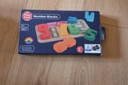 wooden number blocks