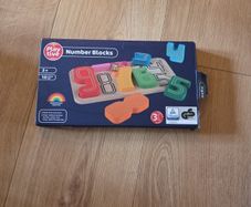 wooden number blocks
