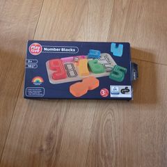 wooden number blocks