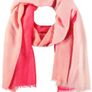 SAMOON. SALE A New. beautiful scarf in a trio of Coral shades REDUCED Image 4