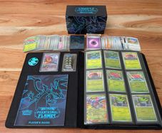 Near-Complete Pokemon Phantasmal Flames Master Set (211/214) + Free Binder, Opened ETB & Extras