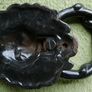 Antique Black Rustic Lion Head Door Knocker Image 6