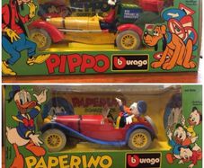 Disney Goofy & Donald Duck 1/18 Set Two Models Car