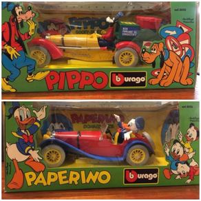 Disney Goofy & Donald Duck 1/18 Set Two Models Car
