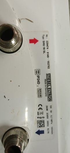 under sink hotwater unot