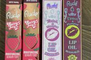 Rude cosmetics lip bundle new