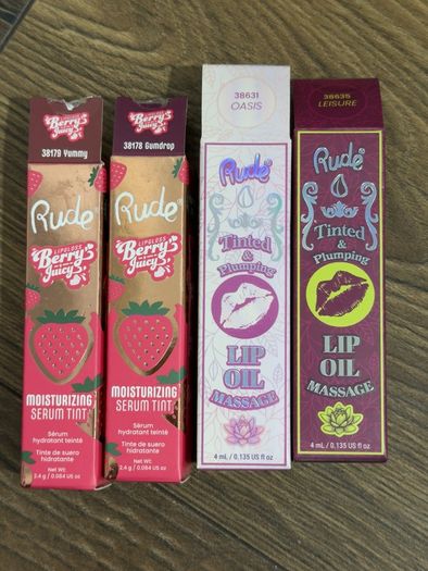 Rude cosmetics lip bundle new