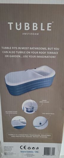Tubble inflatable bath