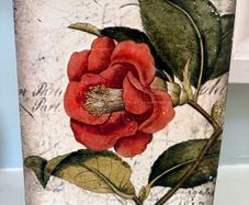Sid Dickens memory block - Red Camellia T-404