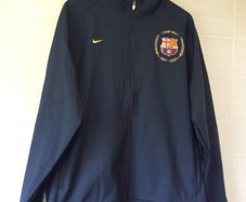 FC Barcelona Jacket. Official 50 Years At Camp Nou Mens Nike Presentation Jacket. Original From The Time. Not A Modern Day Remake.