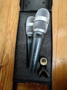 2 T.Bone MB-78Beta Condenser Microphones in 1 plastic case.