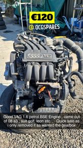 Vag Volkswagen / Audi 1.6 petrol Bse Engine 03-12 @ OCG