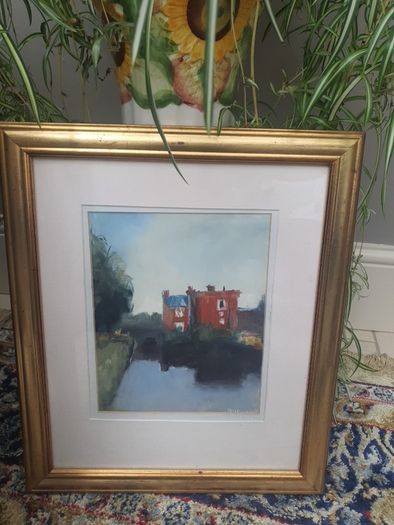 Original Painting of Parsons Bookshop by Larry McIlwaine