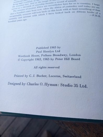 End of the Game by Peter Hill Beard, v rare, hardback book free reg post, D18