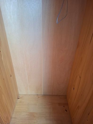 Wooden wardrobe