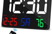 Digital Large LED Display Clock with Calendar and Alarm