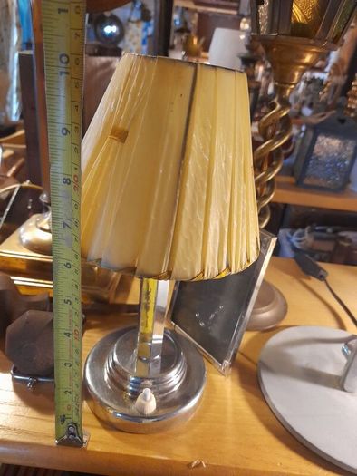 Art Deco Chrome Bedside Lamp