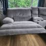 Grey recliner corner sofa Image 3