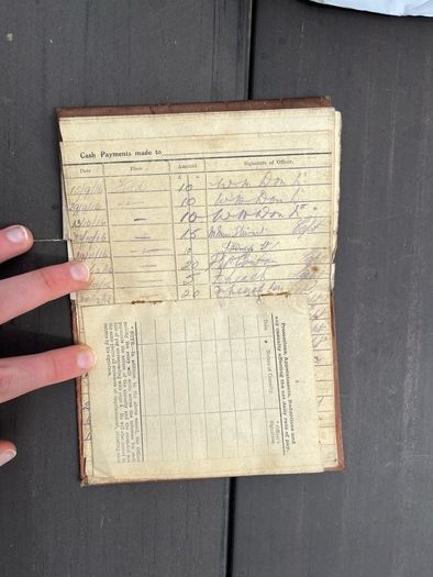 WW1 British Old contemptible 1914 original paybook and paperwork grouping