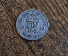 1948 lucky sixpence