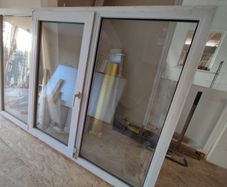 PVC double glazed window