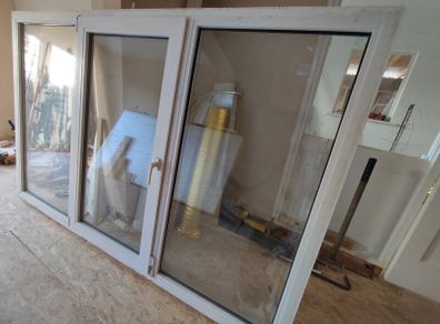 PVC double glazed window