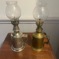 Antique French Oil Lamps