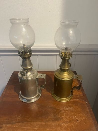 Antique French Oil Lamps