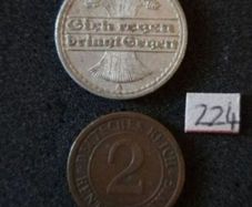 German weimar Republic coins.  (224)