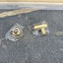 Wetroom gold glass profile kit Image 2
